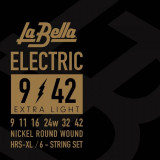 Jeux de corde electrique La Bella HRS-XL 9/42